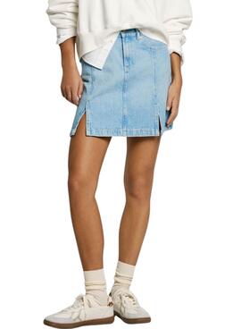 Rock Pepe Jeans Schlitz Denim für Frauen
