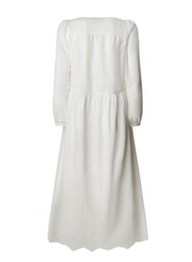 Kleid Pepe Jeans Deepty weiß für Frauen