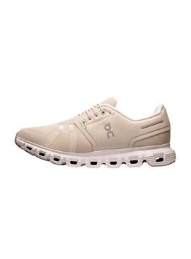 On Running Cloud 6 Beige Sneakers für Frauen