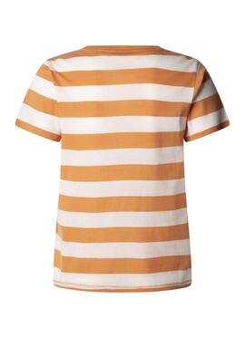 T-shirt Pepe Jeans Jinx orange für Frauen