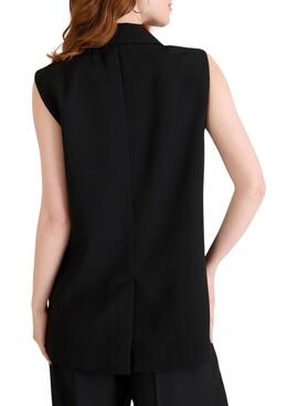 Weste Naf Naf Gilet schwarz für Frauen