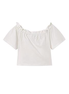 T-shirt Mayoral in weiß für Mädchen