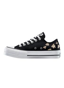 Sneakers Converse Chuck Taylor All Star Plattform Animal Print Schwarz für Frauen