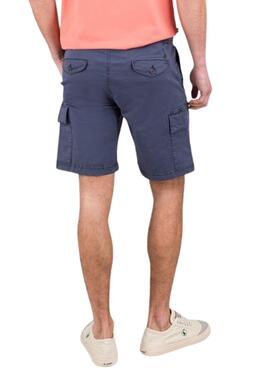 Bermuda El Ganso Cargo Kleidung gefärbt marineblau Mann