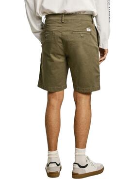 Bermuda Pepe Jeans Chino grün für Herren