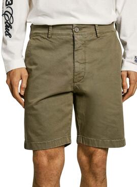 Bermuda Pepe Jeans Chino grün für Herren