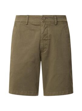 Bermuda Pepe Jeans Chino grün für Herren