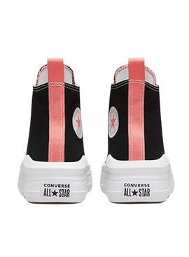 Turnschuhe Converse Chuck Taylor All Star Move Platform schwarz für Kinder.