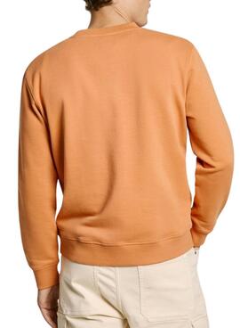 Sweatshirt Pepe Jeans Dumas Crew orange für Herren