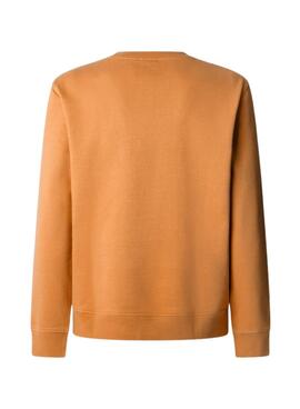 Sweatshirt Pepe Jeans Dumas Crew orange für Herren