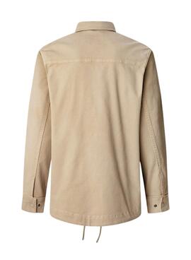 Überhemd Pepe jeans Suky beige für Männer.