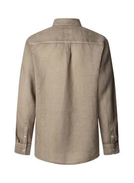 Hemd Pepe Jeans Arnau beige für Männer