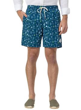 Badehose El Pulpo Blumenmuster für Männer