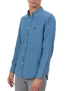 Hemd Der El Pulpo blauer Denim für Männer