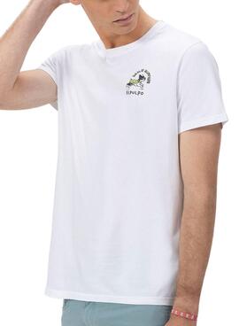 T-Shirt  El Pulpo  Bedruckt Daily Routine Weiß für Männer