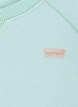 Levis Sweatshirt Silicone Batwing türkis für Mädchen.