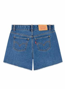 Jeansshorts Levis A Linie   in Blau für Mädchen