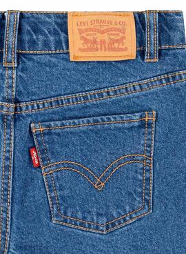 Jeansshorts Levis A Linie   in Blau für Mädchen