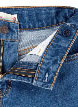 Jeansshorts Levis A Linie   in Blau für Mädchen