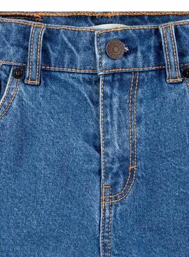Jeansshorts Levis A Linie   in Blau für Mädchen