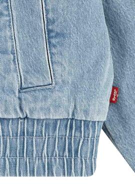 Jeansjacke Levis   im Retro-Trucker-Stil für Mädchen.
