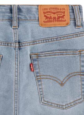 Kurze Levis 511 Slim Blue Jeans für Jungen