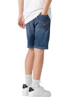 Kurze Levi's 511 Slim Blue Jeans für Jungen.