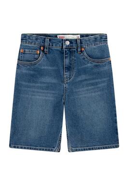 Kurze Levi's 511 Slim Blue Jeans für Jungen.