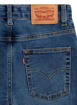 Kurze Levi's 511 Slim Blue Jeans für Jungen.