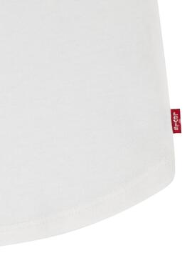 T-Shirt Levis Double Cuff weiß für Mädchen