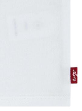  T-shirt Levis Batwing Fill  in Weiß für Mädchen