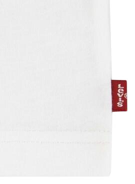 T-shirt Levis LS Monogram weiß für Jungen.