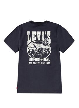 T-shirt Levis Valley schwarz für Kinder
