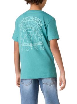 T-Shirt Levis Sun blau für Jungen