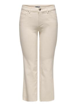 Hose Only Ann Kenya beige für Damen