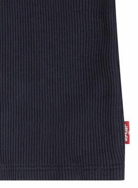 T-Shirt Levis Meet and Greet in Schwarz für Mädchen.