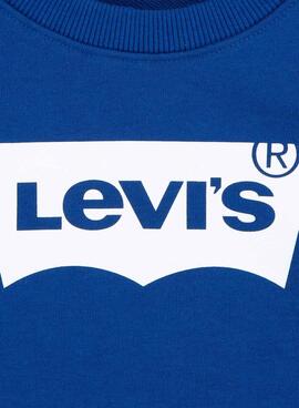 Batwing  Levis  French Terry Kapuzenpullover in Blau für Jungen