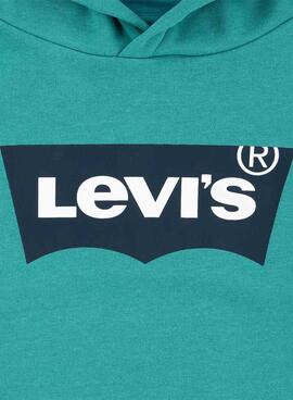 Levis Batwing Kapuzenpullover in Grün für Kinder
