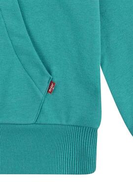 Levis Batwing Kapuzenpullover in Grün für Kinder