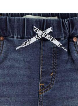 Bermuda Levis Dobby Skinny in Dunkelblau für Jungen.