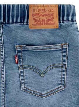 Bermuda Levis schlanke, helle Dobby Shorts für Kinder