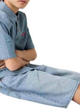 Bermuda Levis  Denim Skate in Blau für Jungen