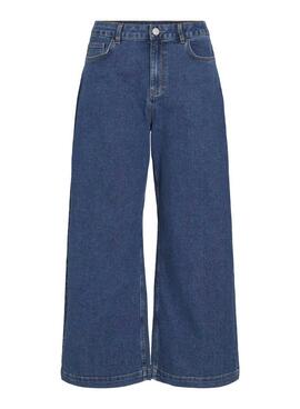 Hose Vila Vilotta Culotte in Blau für Damen