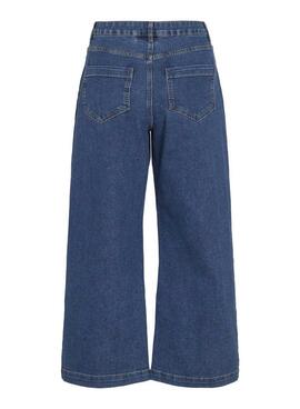 Hose Vila Vilotta Culotte in Blau für Damen