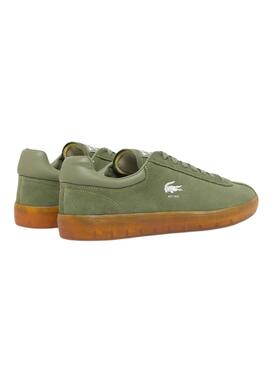 Sneakers  Lacoste Baseshot Wildleder  in Grün für Männer