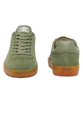 Sneakers  Lacoste Baseshot Wildleder  in Grün für Männer