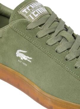 Sneakers  Lacoste Baseshot Wildleder  in Grün für Männer