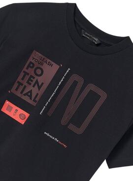 T-shirt Mayoral Thermographic schwarz für Jungen