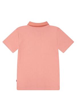 Levis Back Neck Tape Polo in Orange für Kinder.