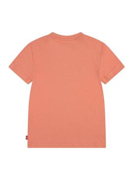 T-shirt Levis Batwing  in Orange für Kinder